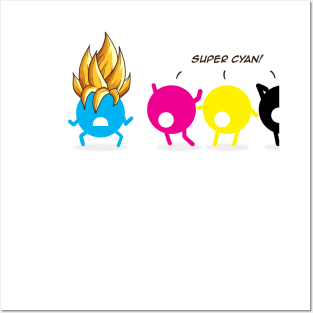 Super Cyan! Posters and Art